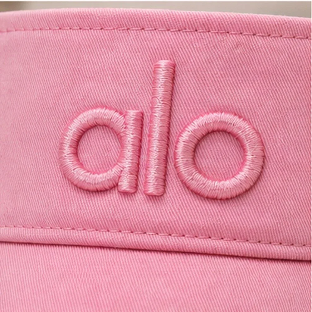 ALO Yoga Pink Boutique Open Top Visor Hat NWT